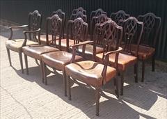 12 19th century antique dining chairs 37h 20w 18½hs 19d single 38h 23½w 18½hs 19½d carver _13.JPG